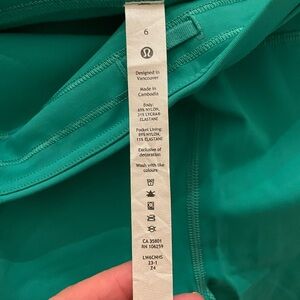 lululemon athletica Teal Leggings